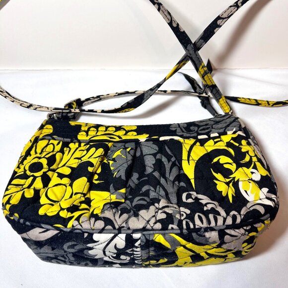 Vera Bradley (Retired) Baroque Small Purse-Black/Gold-Cloth-Pleated - Picture 2 of 15